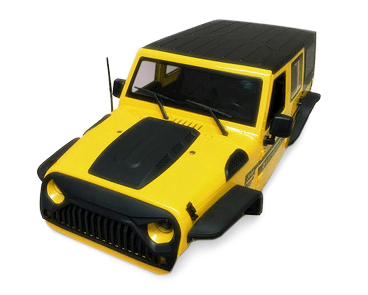 Xtra Speed Jeep Wrangler Hard Plastic Body Kit (Yellow) (313mm)  [XTA-XS-59765AY] - HobbyTown