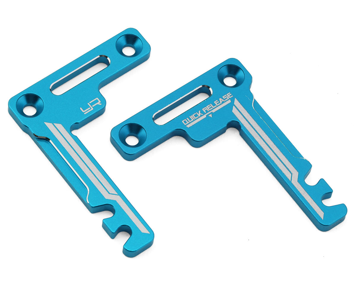 Yeah Racing Tamiya TT-02 Aluminum Shorty Battery Holder Set (Blue