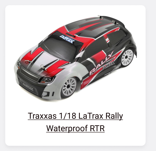 Shop Traxxas 1/18 LaTrax Rally Waterproof RTR