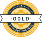 Gold member badge