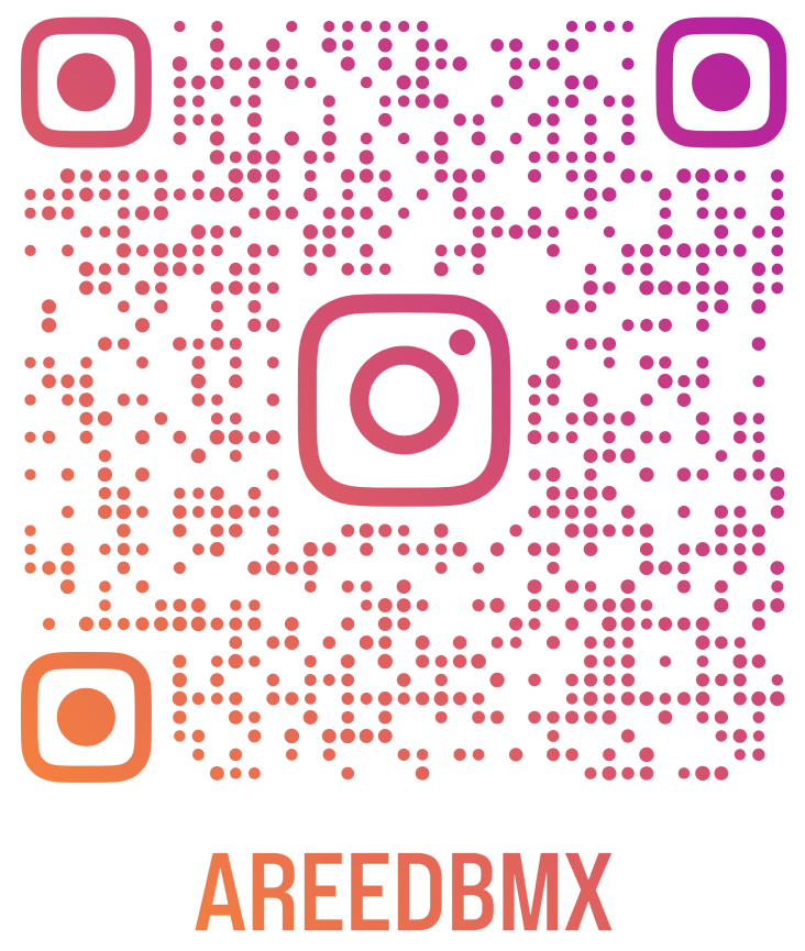 QR code for Dan's Comp Flow Team rider Aaden Reed's Instagram.