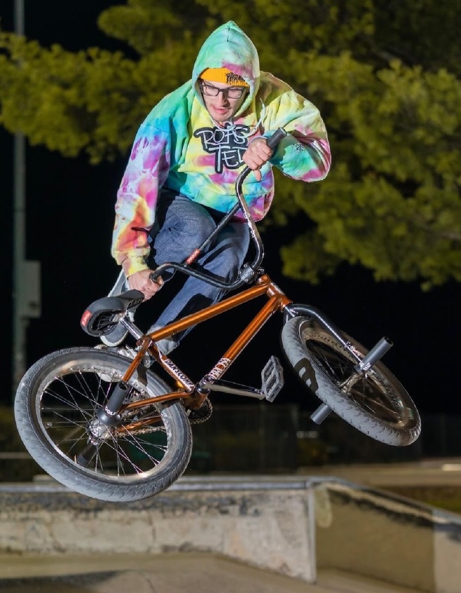 Dan's Comp Flow Team rider Deegan Boone doing a tailwhip